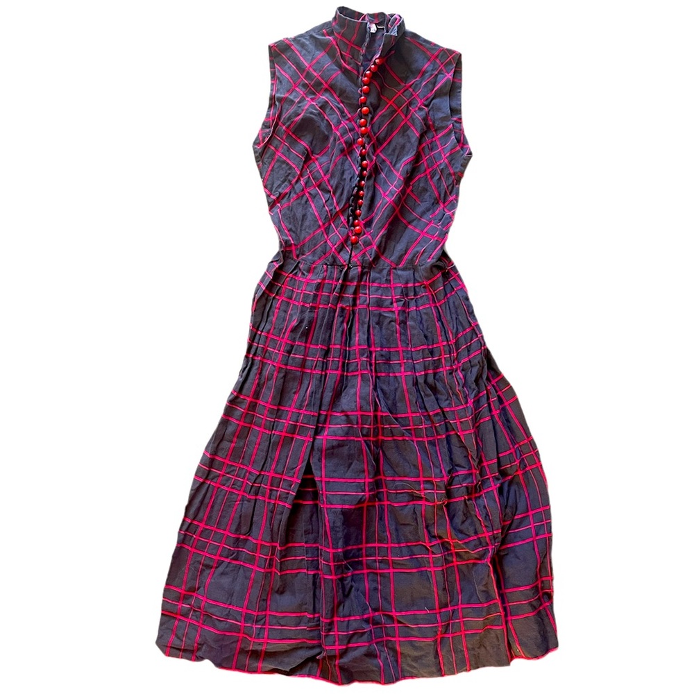 Vintage Sue Brett Dress 1950s 50s 60s junior fashion teen petite pinup